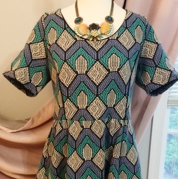 🆕Anthropologie🌷Jacquard A-Line Dress - Picture 4 of 12